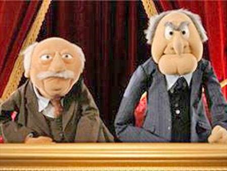 Statler and Waldorf Muppets